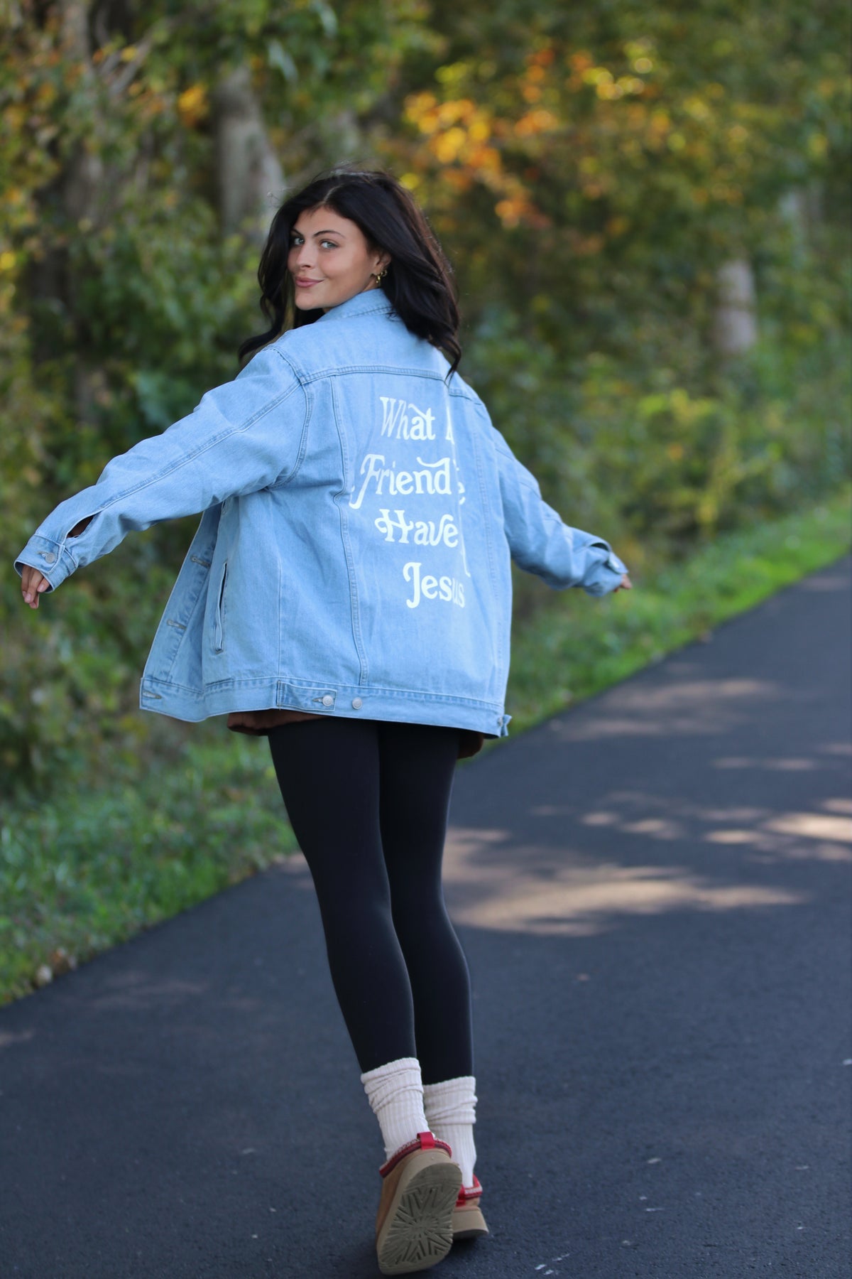 What a Friend In Jesus Denim Jacket