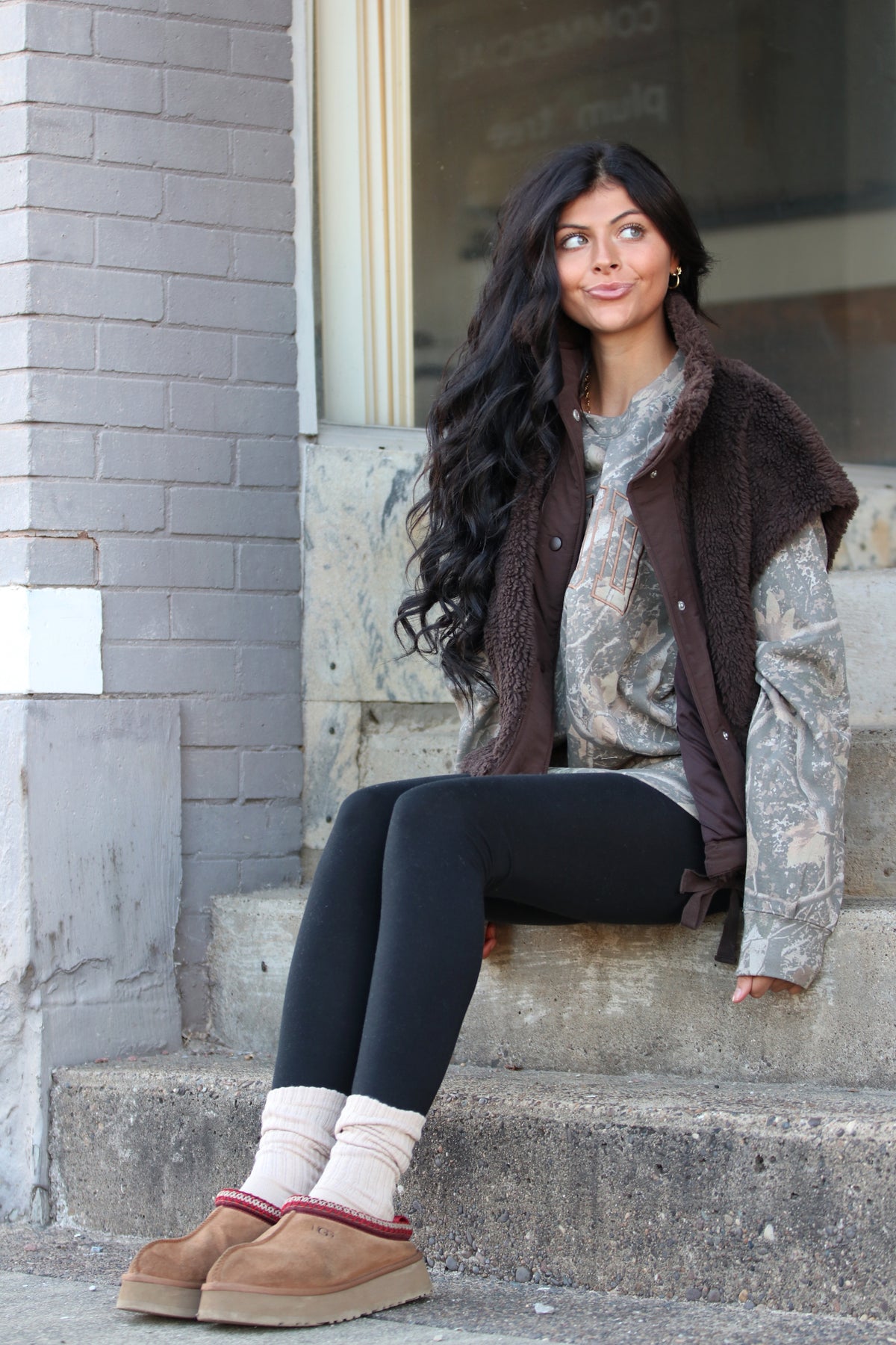 Camo Embroidered WWJD Sweatshirt